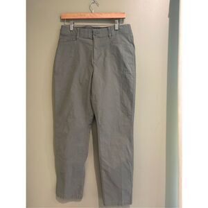 Eddie Bauer 6 army green cargo hiking khakis